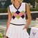 IZOD C-Flex Preppy Sleeveless Argyle Sweater Vest Size Small Tennis Prep Golf
