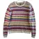 Mountain Lake Fair Isle Sweater Knit L Cottagecore Nordic Grandpa Cozy Boho