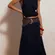 Free People Good Feels Bristol Maxi Skirt Top Set Black Medium NWT Minimalist
