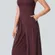 Halara Breezeful Backless, Side Zipper Sleeveless Wide Leg Jumpsuit Deep Plum L