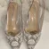 Betsey Johnson Silver Embellished Heels