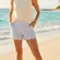 Lilly Pulitzer Buttercup Crew Blue Floral Eyelet Scallop Shorts Size 2