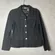 Chico's Jacket Womens 0 Small 4-6 Black Corduroy Snap Front Button Up Jacket