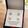 Sterling Silver Pearl & Lab White Sapphire Stud Earrings Set 2 Pair NWT