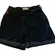 Ripton Performance Denim Jorts Women 25 Black Stretch Cuffed Gorpcore W101-DSL