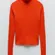 Zara Orange Ribbed Turtleneck Sweater SMALL