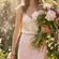 Free People Intimately Pink Lace Satin Midi Skirt Slip NWT Medium