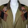 Vintage Patchwork Bomber Jacket Size 16 Olive Southwest Artsy Grandma Retro