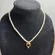Julie Vos Tudor Delicate Necklace Obsidian Black Pearl Gold NWT N453GB000