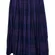 Evan Picone Womens Pleated Plaid Maxi Skirt Blue Pink Purple Size M
