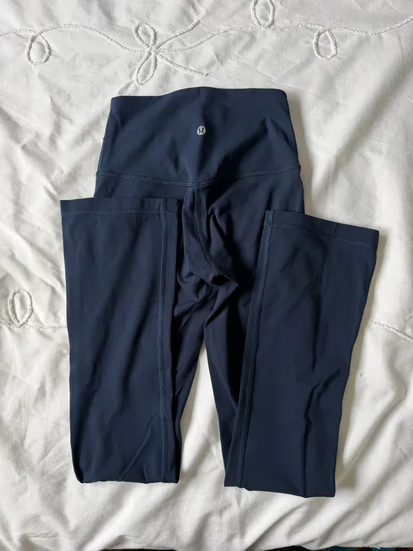 Lululemon Align Leggings Navy Blue Flare - Image 2