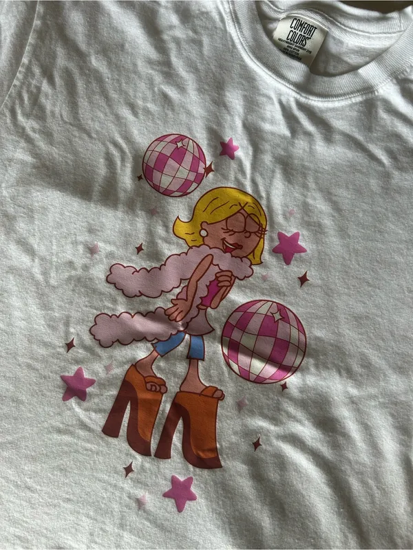 Comfort Colors Lizzie McGuire cropped tee - Image 2