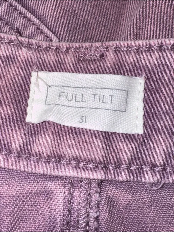 NEW full tilt from tilly’s cargo jeans Purple Size 31 - Image 4