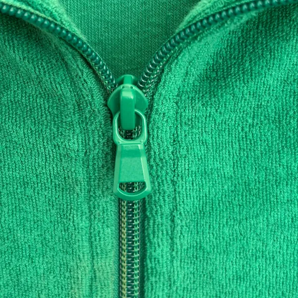 OFFLINE by Aerie Womens Green Terry Cloth Quarter Zip Pullover Sweatshirt Medium - Image 4