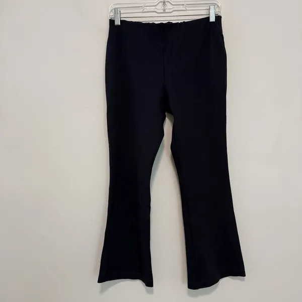 Ann Mashburn‎ Faye Flare Cropped Pant in Navy Ponte Knit Size Small - Image 4