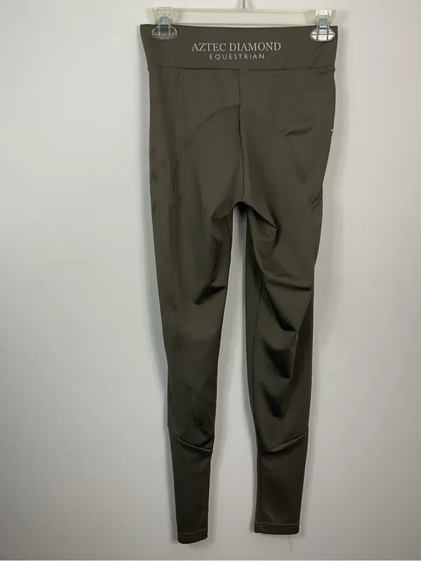Aztec Diamond Equestrian Riding Pants Womens Size Small Green - Image 5