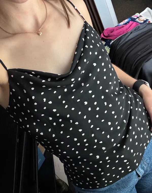 ASTR Polka Dot Tank Top - Image 3