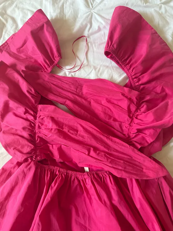 Summer Dress Pink Size M - Image 2