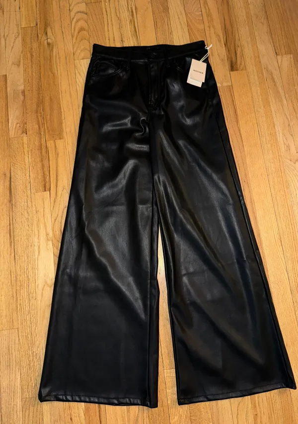 Mother The Undercover Leather Pants 28 - Image 4