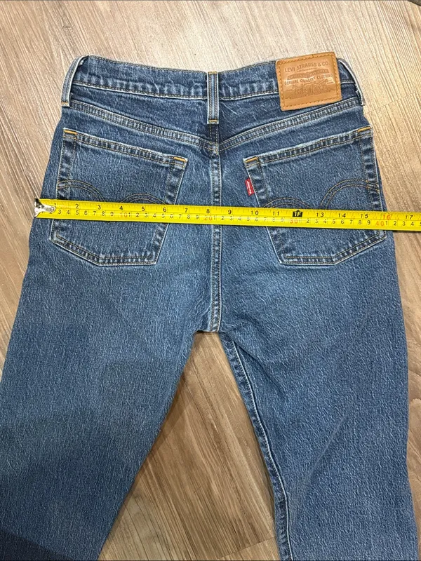Levi’s Premium Wedgie Icon Fit Ankle Jeans 25 Salsa Step Big E $98 - Image 11