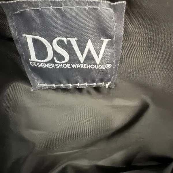 DSW Gray Textured Felt Weekender Tote‎ Travel Bag With Compartment 18x16x7 in - Image 8