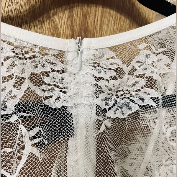 Be Wicked, Long Sleeve Lace Body Suit From Dujor Boutique NWT - Image 6