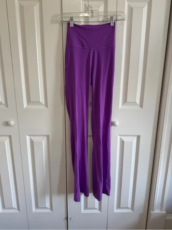 Lululemon Groove Super-High-Rise Flared Pant *Nulu Moonlight Magenta Size 0 - Image 6