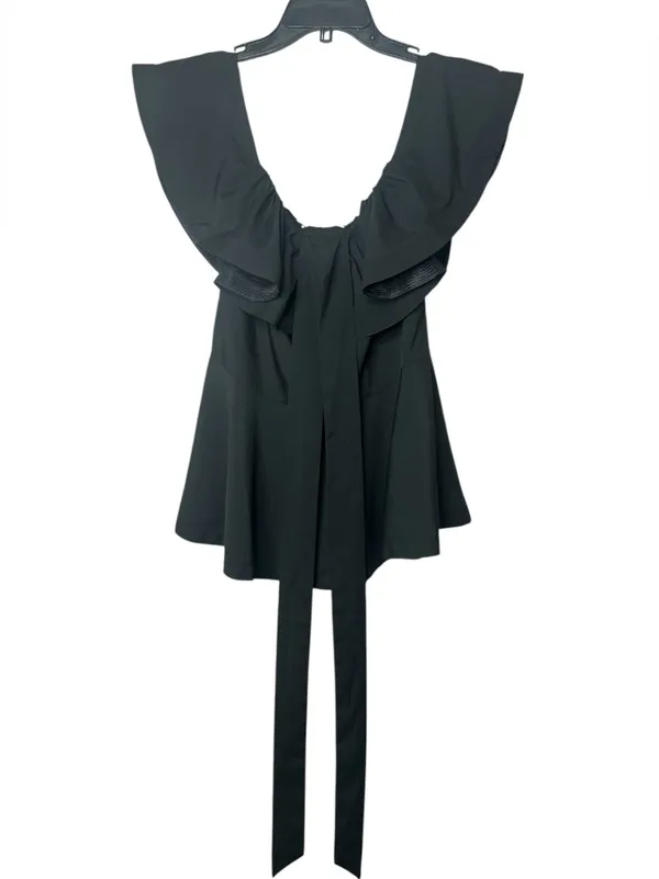 Mare Mare Off The Shoulder Bow Top Size Large Black - Image 5
