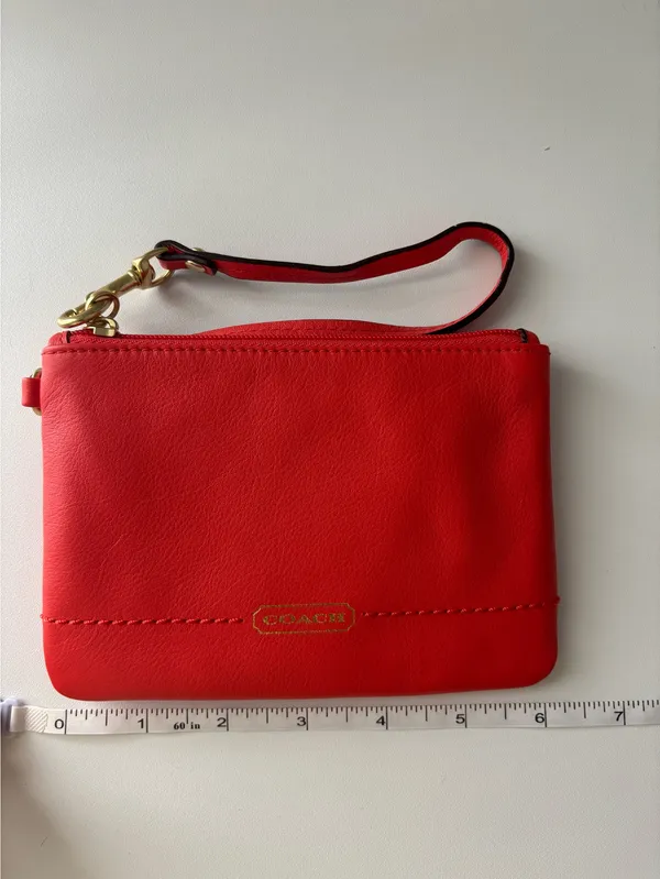 Coach Leather Wristlet - Image 7