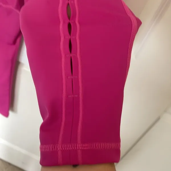 ZYIA Active Brilliant High-Rise 7/8 Legging Compression Fuchsia 12 - Image 5