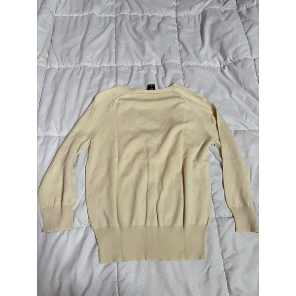 GAP Ivory Ribbed Knit Cardigan Size S‎ Button Down - A1- 0020 - Image 6