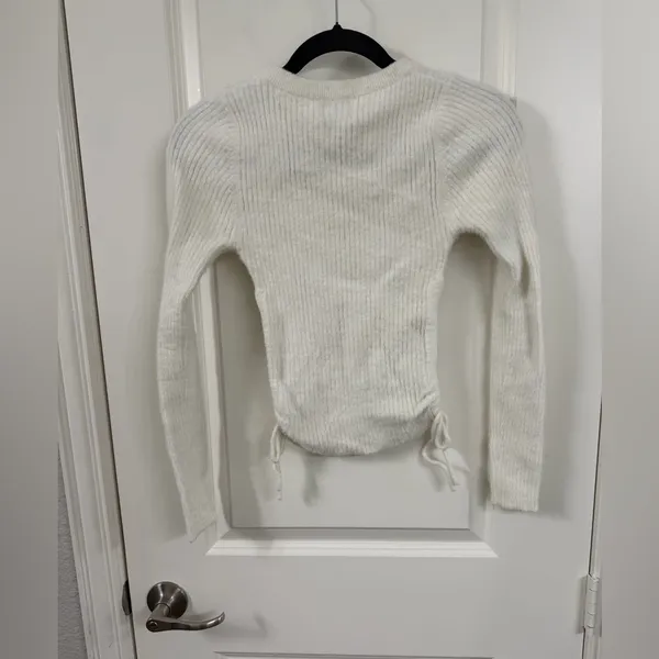 Princess Polly White Knit Sweater Size S/M - Image 7