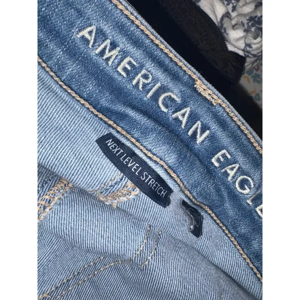 American Eagle High Rise Jeggings Jeans Size 10s - Image 3