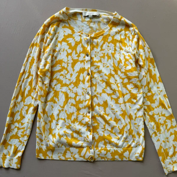Loft Floral Print Cardigan - Image 4
