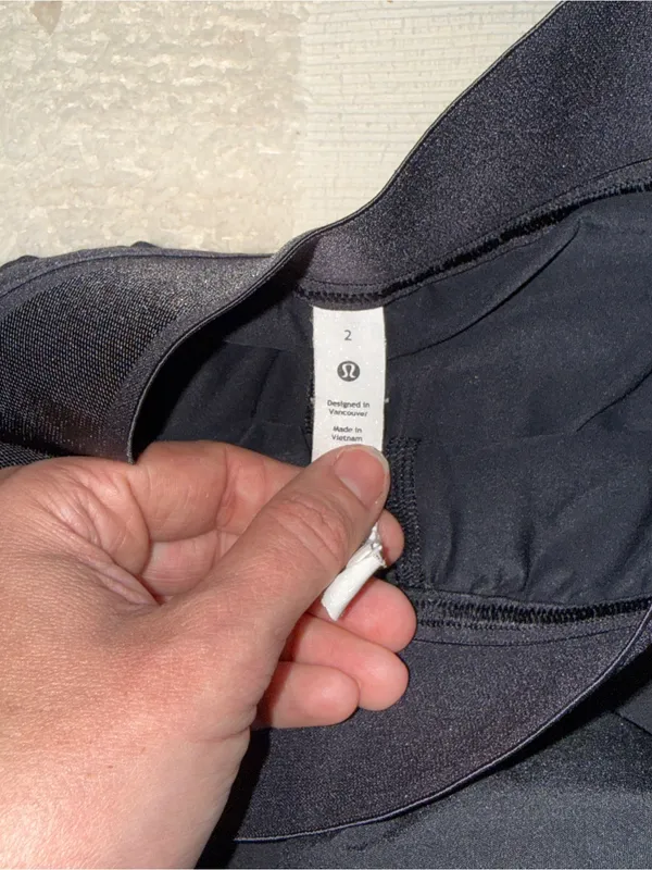 Lululemon Court Rival High Rise Skirt Black size 2 - Image 5