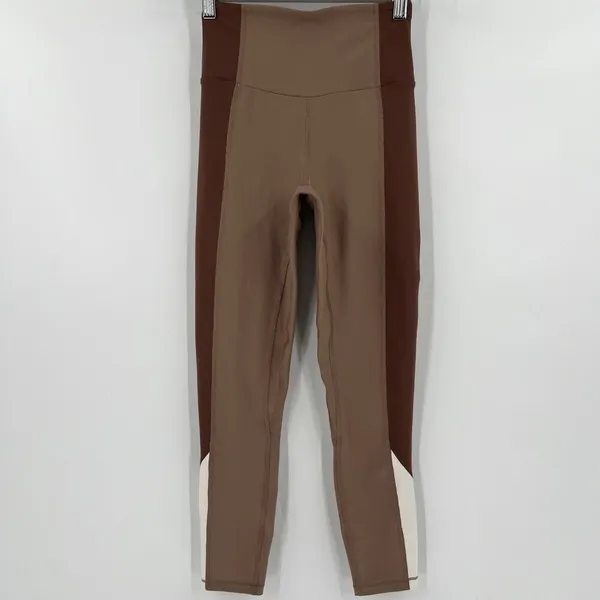 Abercrombie YPB XS Short Sculpt LUX‎ Curve Love 7/8 Length Leggings Colorblock - Image 3