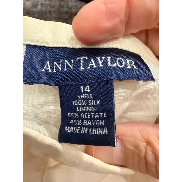 Armani Exchange Women Pants 34 Regular Ivory Linen Blend Cargo Straight Leg - Image 4