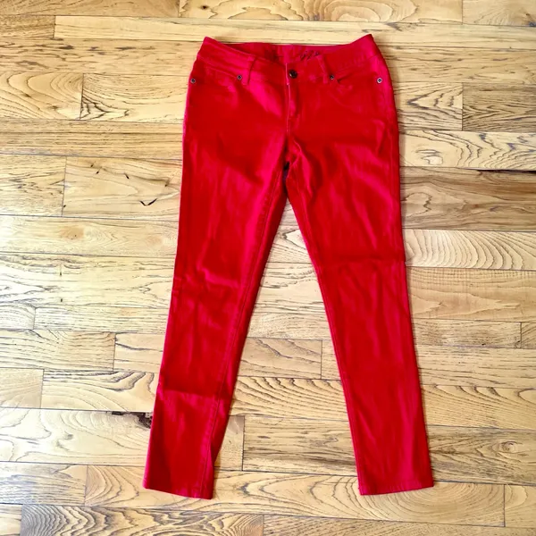 The Limited Denim Red 678 Skinny Jeans Sz 2 - Image 3