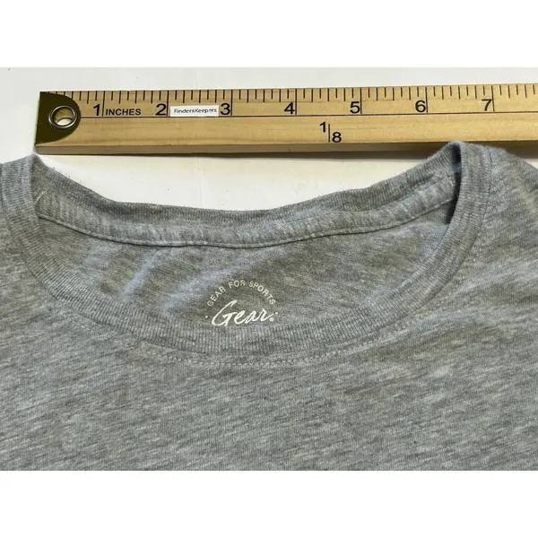 Gear For Sports Michigan Tech Women Small Shirt Long Sleeve UP Map Gray MTU - Image 9