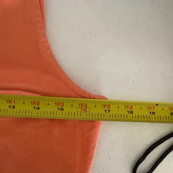 J.‎ Crew Orange Viscose Dress Size Medium EUC - Image 5