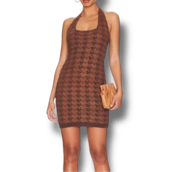 Superdown Mini Dress `Harper’ Halter Size Medium NWT - Image 5