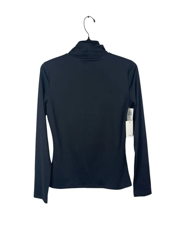 Wilfred Aritzia Cheval Turtleneck Top Black Stretch Long Sleeve Women’s M NWT - Image 2