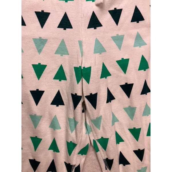 Primary‎ Pajama Pants Unisex Medium White Green Organic Cotton Tree Print - Image 3