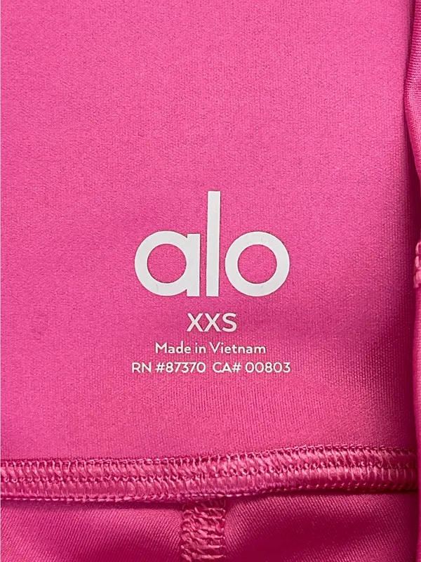 Alo Yoga Full High Waist Airlift legging pink activewear yoga Pilates training - Image 7