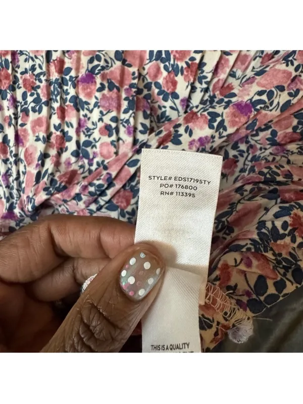 Lulus Express Yourself Blush Pink Floral Print Satin Babydoll mini Dress medium - Image 10