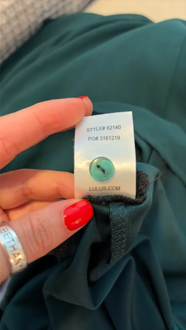 Lulus Maxi Dress Emerald Green - Image 2