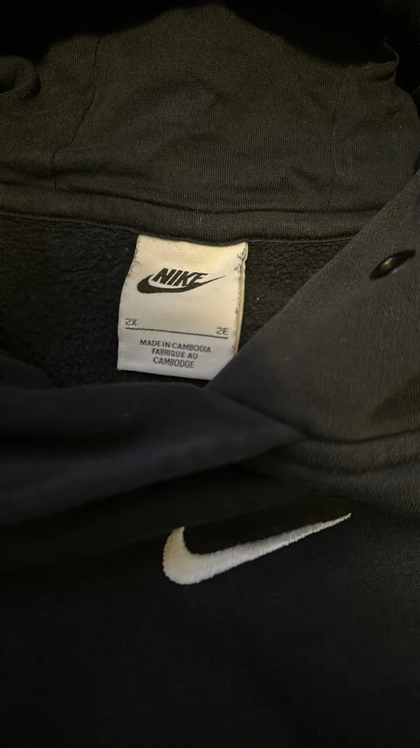 Nike Sweatshirt Hoodie Black - Image 5