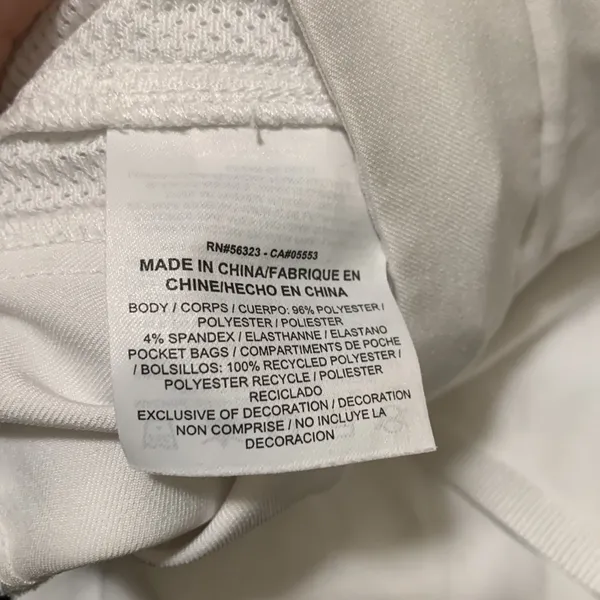 Nike Dri Fit white cloth woman size MEDIUM shorts - Image 10