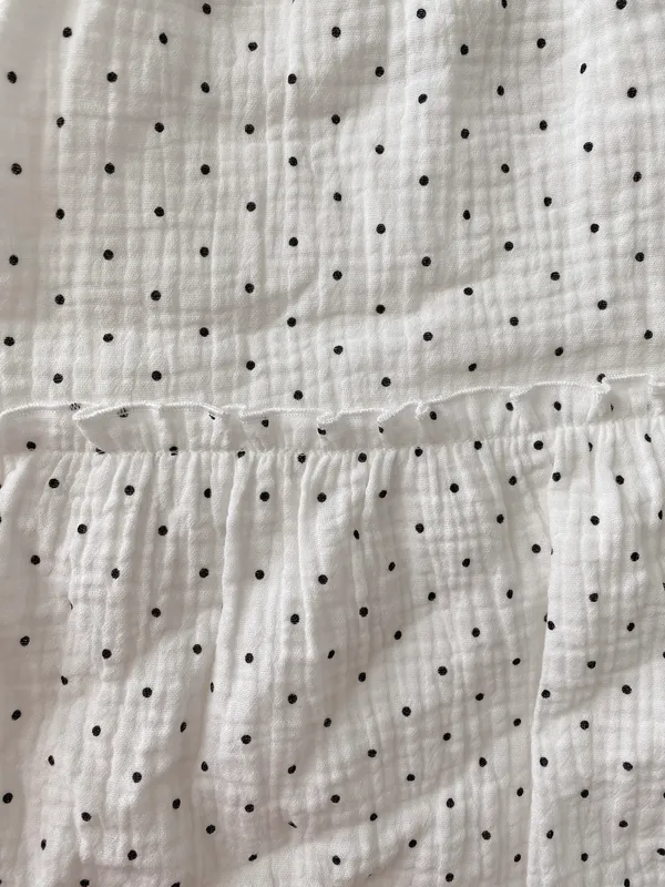 Le lis Polka Dot Ruffle Lined Elastic Waist Skirt NEW - Image 2