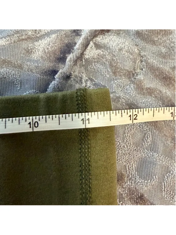 By Egreis Designer Olive Green Leggings – Women's Small (b1) - Image 7
